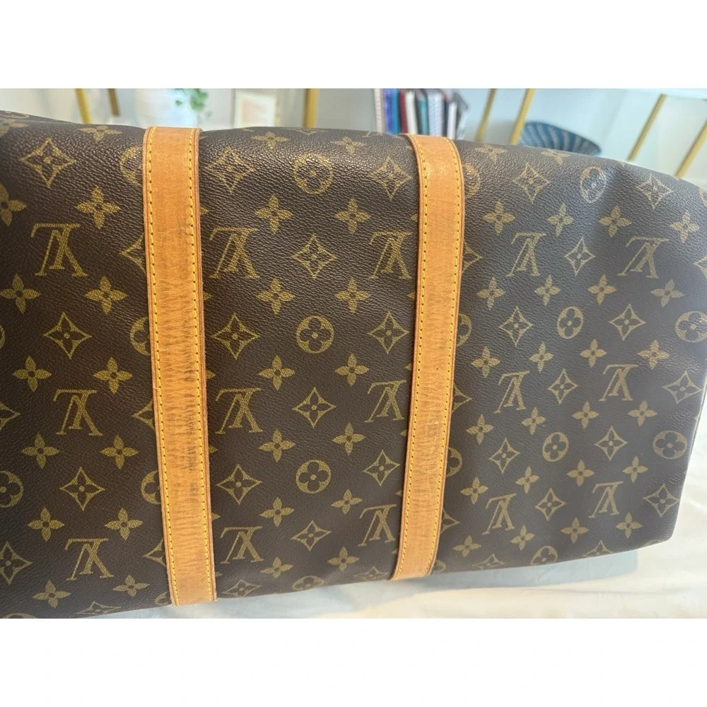 Louis Vuitton Keepall 50 Monogram Canvas Duffel Bag